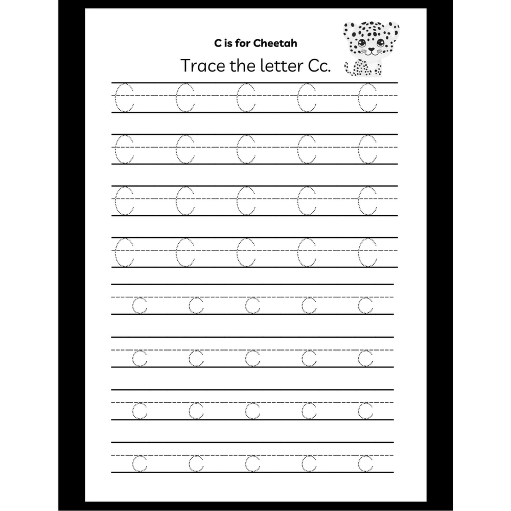 Alphabet Safari Preschool Workbook |ABC Letter Tracing | Early Learning Ages 3–5 - Picture 3 of 5